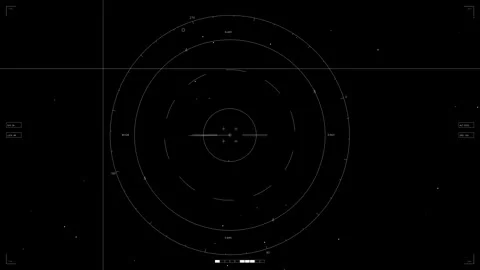 Hud elements animation for web designers and sci-fi video editors showcasin.. Stock Footage 326513123
