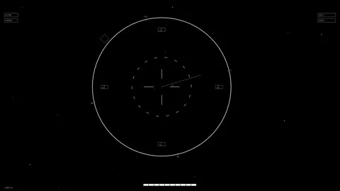 Hud elements animation for web designers and sci-fi video cutters showcasin.. Stock Footage 326513451