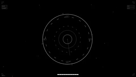 Hud elements animation for web designers and sci-fi video cutters showing a.. Stock Footage 326513454