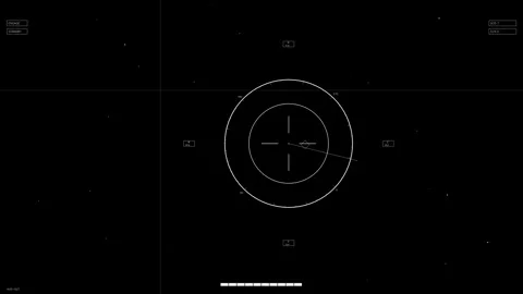 Hud elements animation for web designers and sci-fi video editors creating .. Video stock 326513486