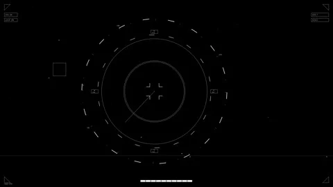 Hud elements animation for web designers and sci-fi video cutters in dark b.. Stock Footage 326513703