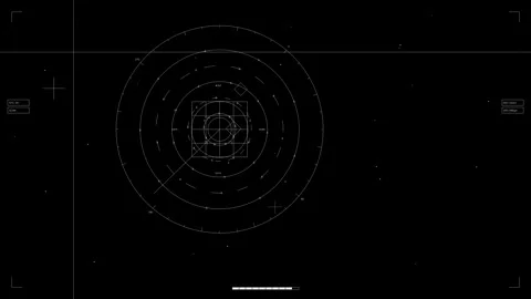 Hud elements animation for webdesign and video editing with data display an.. Stock Footage 326512293