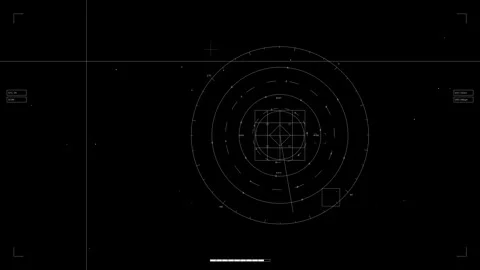 Hud elements animation for webdesigner and sci-fi video cutter showcasing t.. Stock Footage 326512386