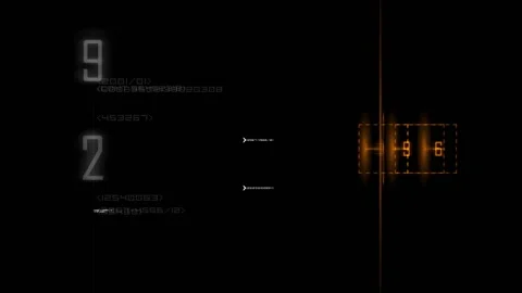 HUD elements. Digital networking. Future technology. Cyberspace. 29,97 fps Stock Footage 163333088