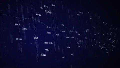 HUD equalizer.Quotes and index analysis. Stock Footage 141207484