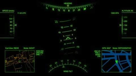 HUD Stock Footage 10709986