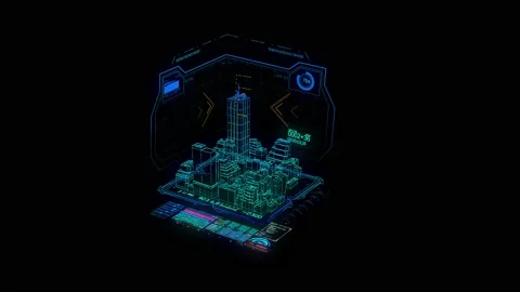 HUD Stock Footage 209125621