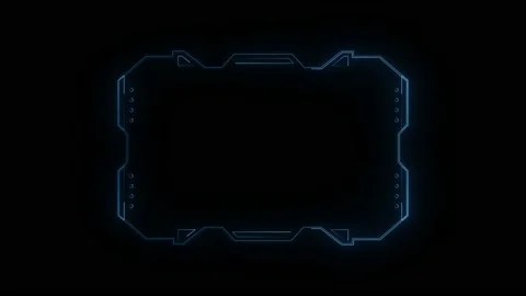 Hud Frame Digital Technology Plexus Line... | Stock Video | Pond5