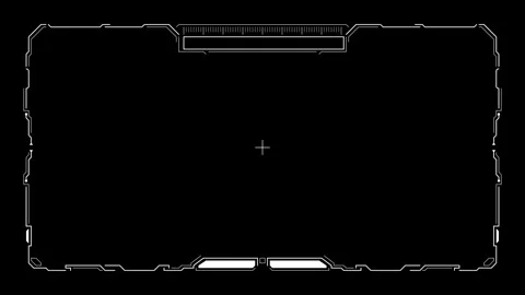 Hud Frame Digital Technology Sci-fi Fram... | Stock Video | Pond5