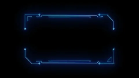 HUD Frame Stock Footage 305814380