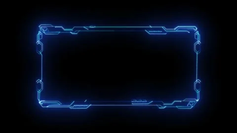 HUD Frame 스톡 동영상 305814417