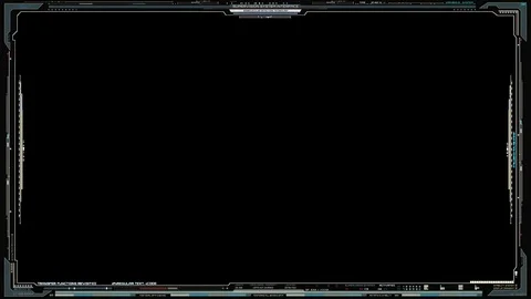 HUD Frame HD alpha Видео 71913720