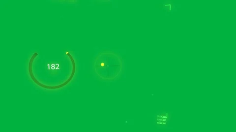 HUD frames advancing LAP RECORD pulsing KPH changing radar rotating showing lap Stock Footage 329503316