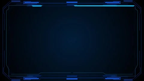 HUD frames. futuristic user interface. Modern technology digital control panel Stock Footage 314203041