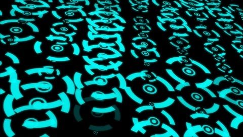 HUD Futuristic Communication Elements Information Graphic Motion Stock Footage 101650162