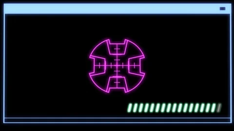 HUD Futuristic Element Stock Footage 85108280