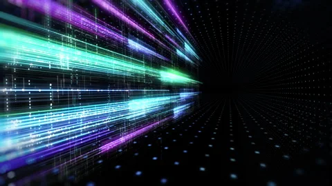 HUD futuristic screen sci-fi theme landscape view technology concept Stock Footage 308229672