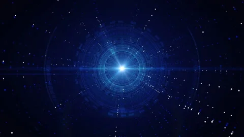 Hud futuristic technological intro. Stock Footage 111319267