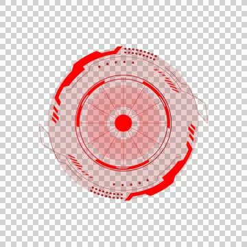Hud futuristic technology abstract element design Stock Illustration