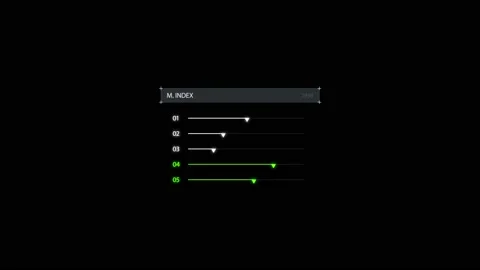 HUD graph 71 Stock Footage 221893191