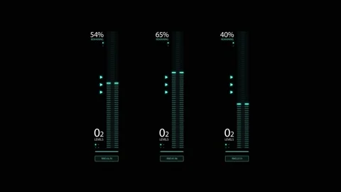 HUD graph 85 Stock Footage 221966756