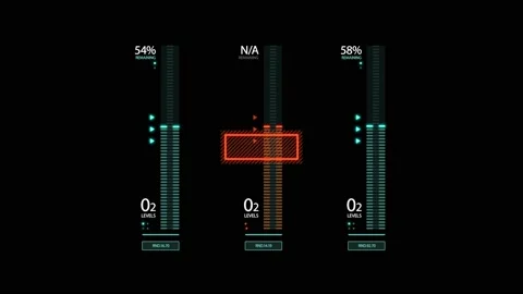 HUD graph 86 Stock Footage 221966758