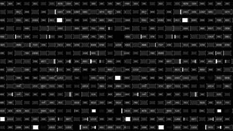 HUD grid 30 Stock Footage 221857538