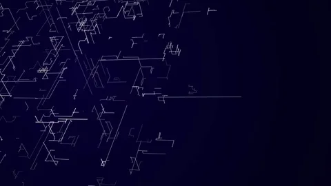 Hud grid animated techno background. Stock Footage 70561737