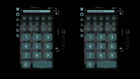 HUD h2 Video stock 163587652