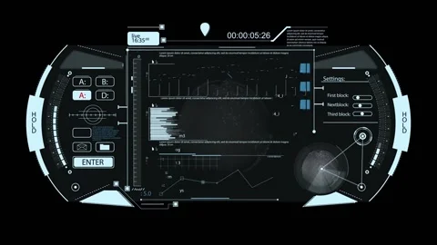 HUD h4 Stock Footage 163587739