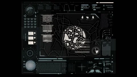 HUD h8 Vídeo Stock 163587882