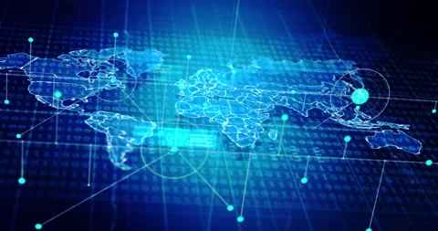 HUD head up display interface with video overlay Stock Footage 204010045