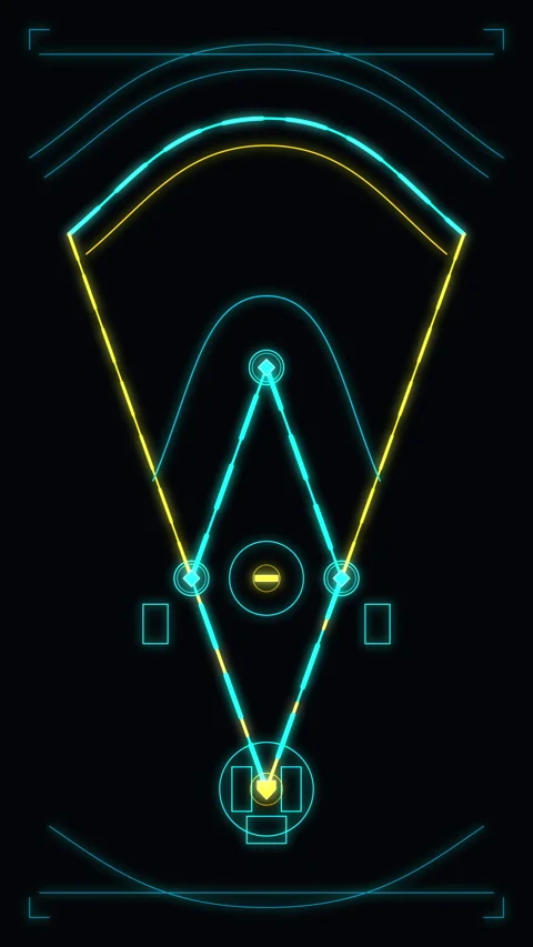 Hud hologram tech sci fi interface HUD interface HUD element Stock Footage 346544167