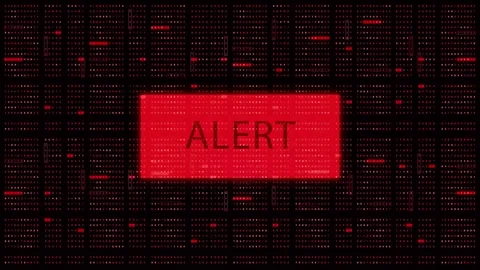 Hud Hui Digital Software Alert Text Animated Elements in 4K Stock Footage 280348684