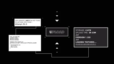 HUD info 36 Stock Footage 221857560