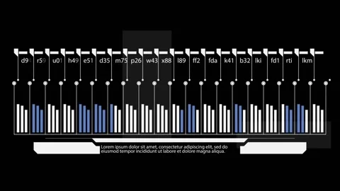 HUD infographic 006 Stock Footage 163588305