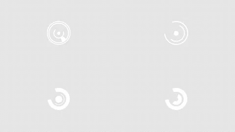 Hud Infographic Elements Circles Stock Footage 264469299