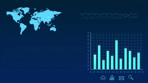 Hud infographic Stock Footage 212036427