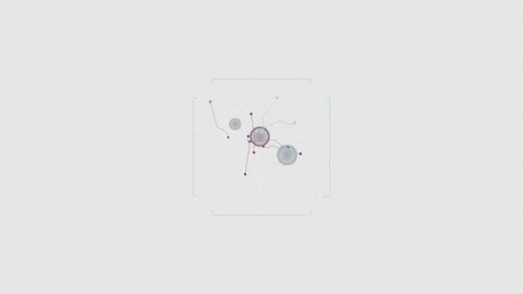 HUD information blocks, line pointing, technology concept. elements for motion Stock Footage 220682660