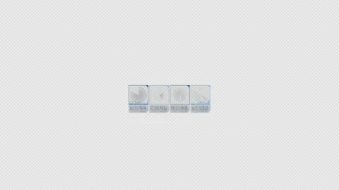 HUD information blocks, line pointing, technology concept. elements for motion Stock Footage 220886191
