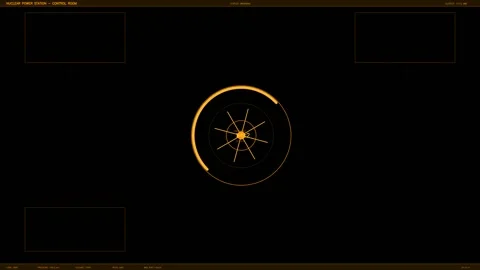 HUD interface animation in control room during mission operation with data .. Stock Footage 328273599