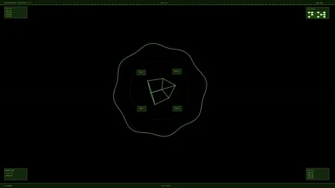 Hud interface animation designed for video creators and websites to enhance.. Stock Footage 328434566