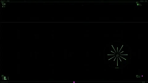 HUD interface animation displays various data in a black background with po.. Stock Footage 328272955