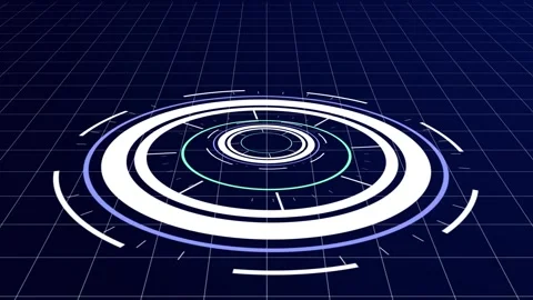 HUD interface Animation, Futuristic and technology concept animation Stock Footage 244977174