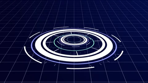 HUD interface Animation, Futuristic and technology concept animation Stock Footage 244977175