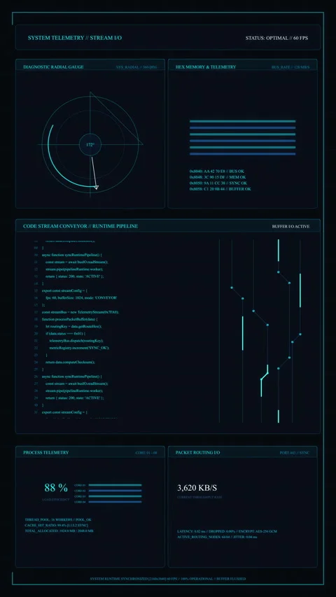 Hud interface animation, futuristic sci-fi screen, motion graphic Stock Footage 346549008