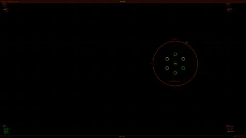 HUD interface animation showing data points and graphics in a digital displ.. Stock Footage 328273873