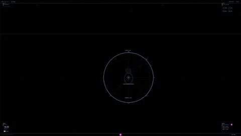 HUD interface animation shows data and graphics in a user interface setting.. Stock Footage 328273860