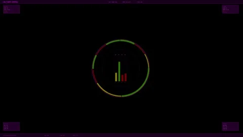 Hud interface animation suitable for video creators and websites with chart.. Stock Footage 328435430