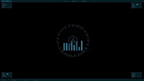 Hud interface animation for video creator and website development with vari.. 스톡 동영상 328435965